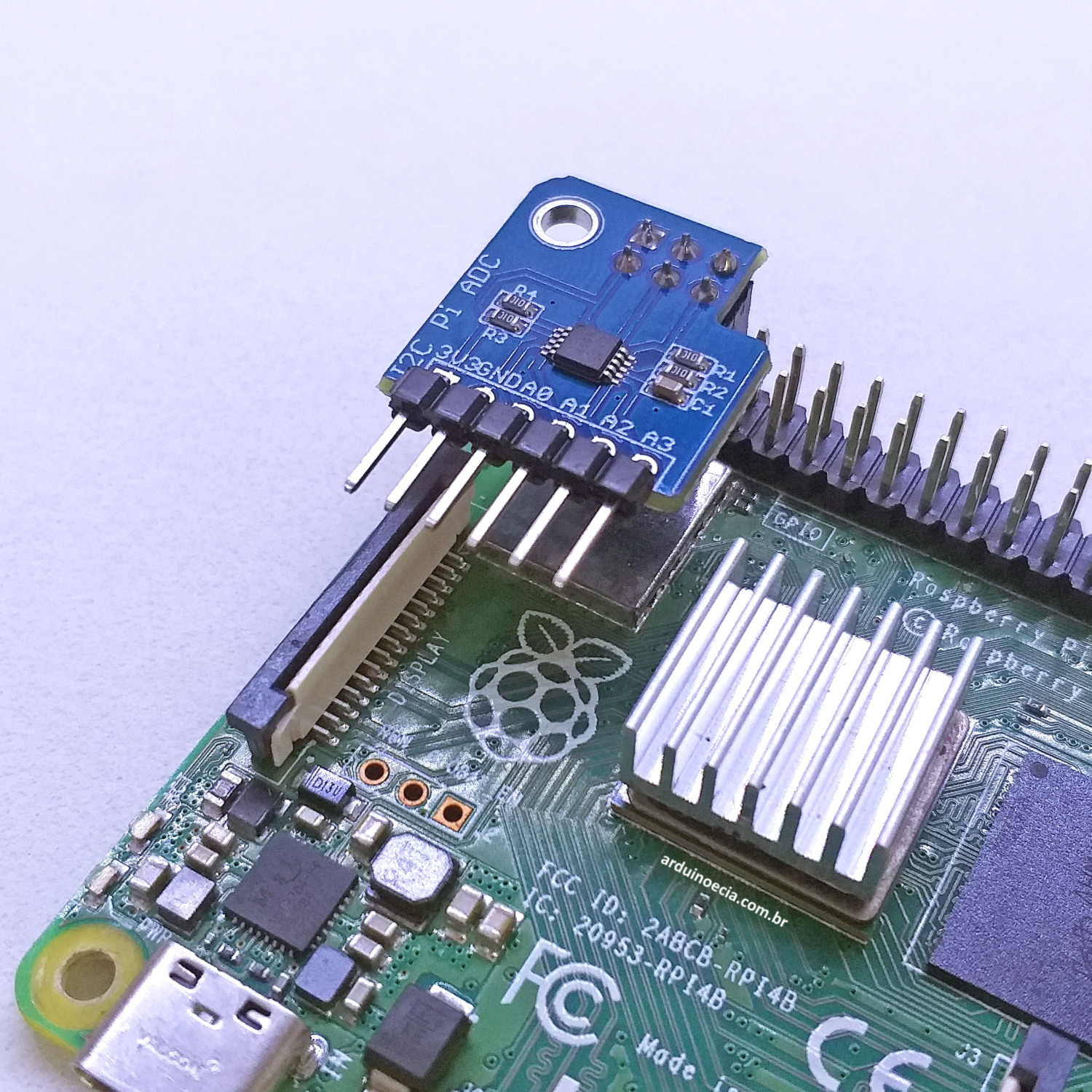 Módulo ADS1115 com Raspberry Pi 4