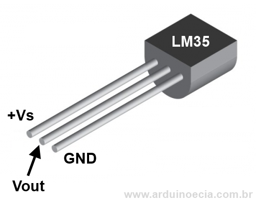 sensor de temperatura LM35