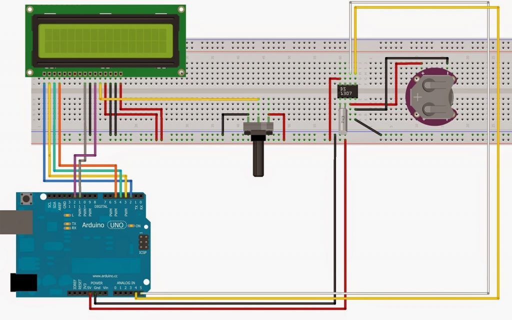 relogio Arduino DS1307