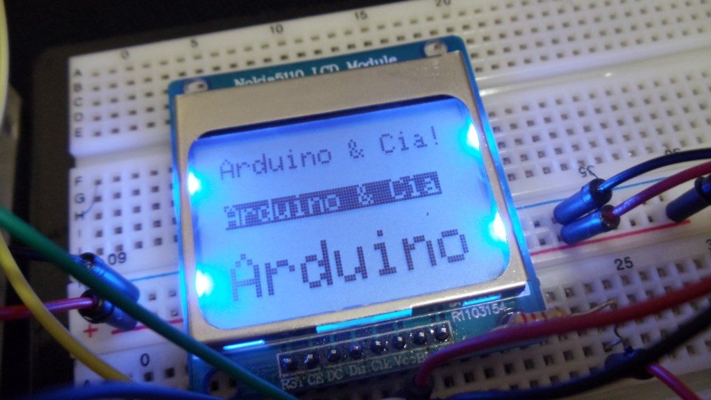 display lcd nokia 5110 Arduino