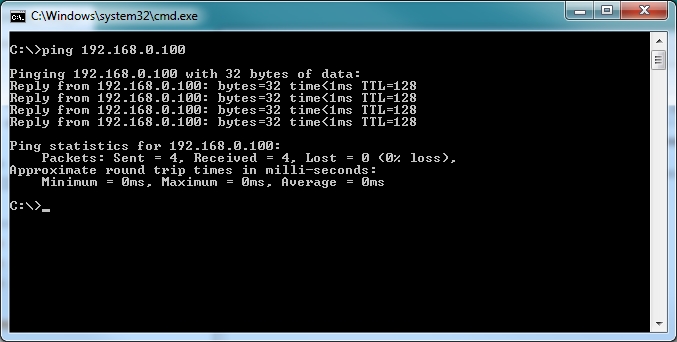 Comando Ping rede Arduino