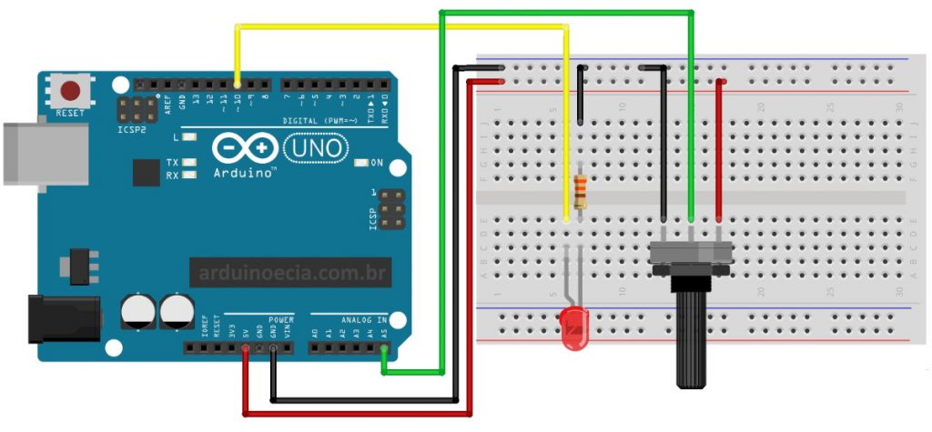 Circuito Dimmer Arduino