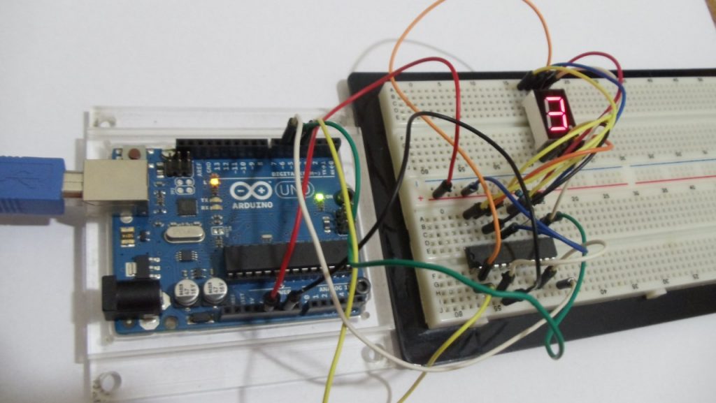 Arduino - CI Max7219 - Display 7 segmentos