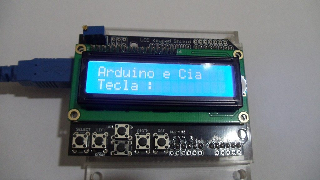 shield lcd 16x2 Arduino