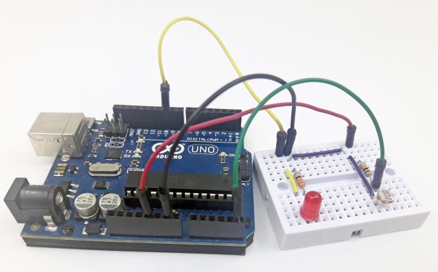 Controle de luz com LDR e Arduino