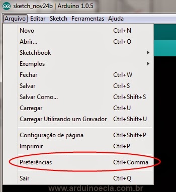 IDE Arduino - Preferencias