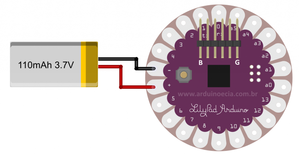 Lilypad bateria