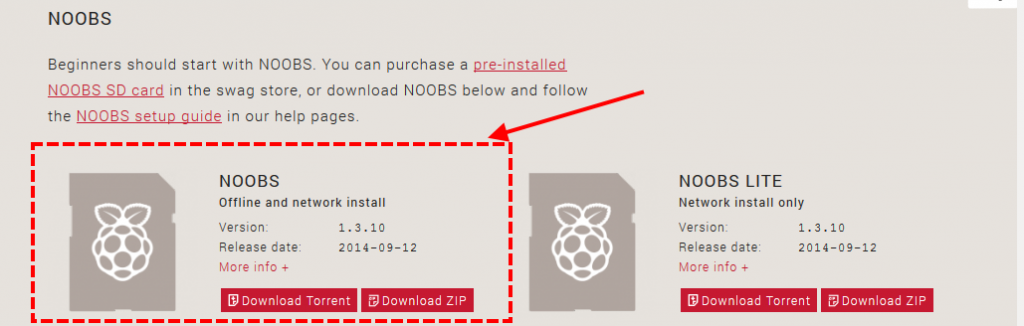 Raspberry Pi Noobs