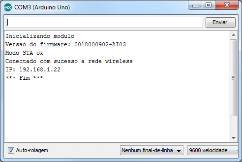 ESP8266 - Serial Monitor