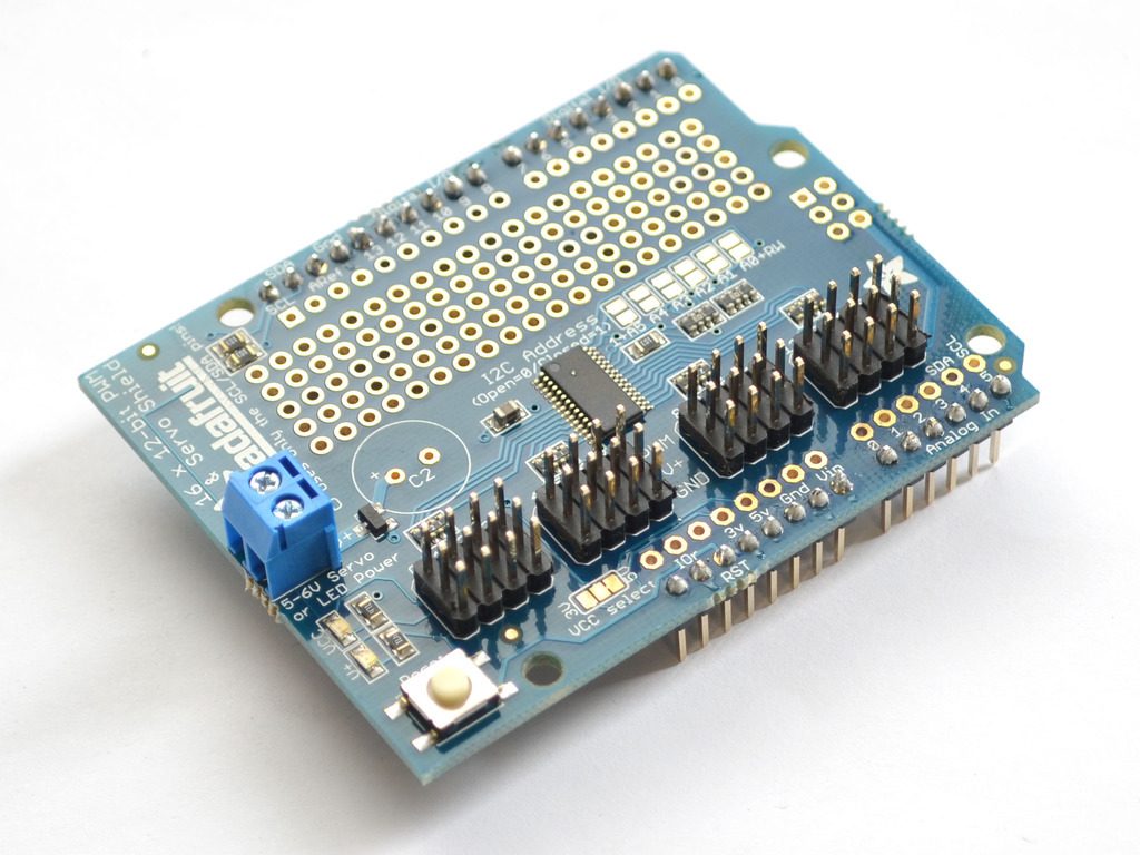 Adafruit Servo Motor Shield 16 channel 12 bit PWM