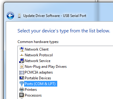 USB Serial Port - Com e LPT