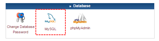 Painel de controle - MySQL