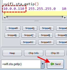 Endereço IP do ESP8266 NodeMCU