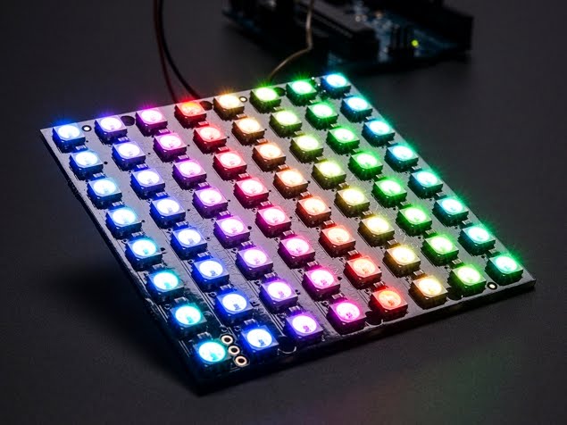 Painel de led RGB WS2812