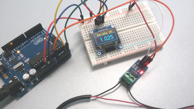 como usar o sensor de corrente ACS712