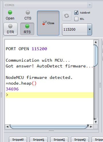 ESPlorer - Conexão ESP8266 ESP-01