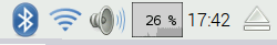 Raspbian Icone Bluetooth