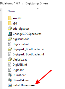Instalação drivers Digispark