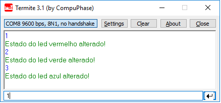 Termite e HC-12 Teste de comunicação