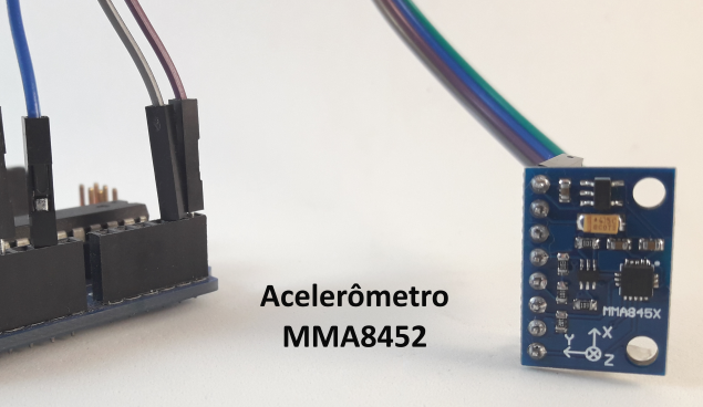 Acelerômetro 3 eixos MMA8452 Arduino
