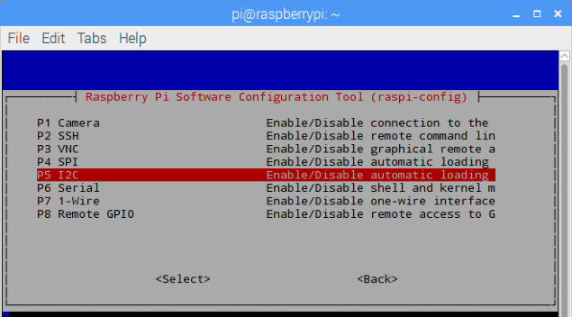 Raspi-Config I2C