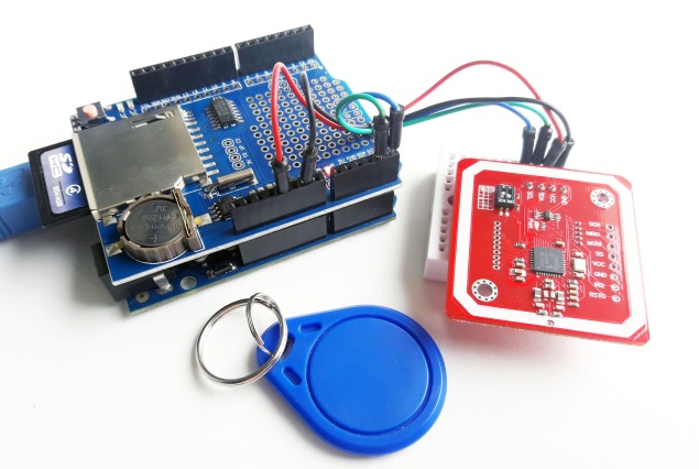 Data Logger Shield Arduino com RFID PN532