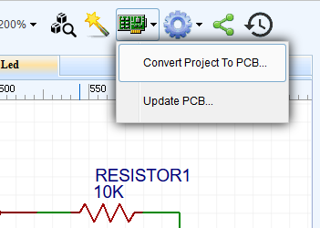 Menu PCB