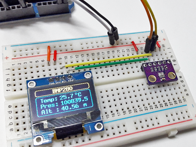 Sensor de temperatura e pressão BMP280