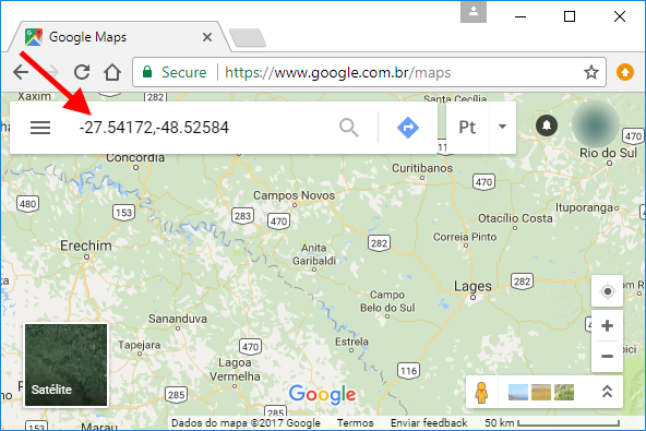 Google Maps Coordenadas GPS
