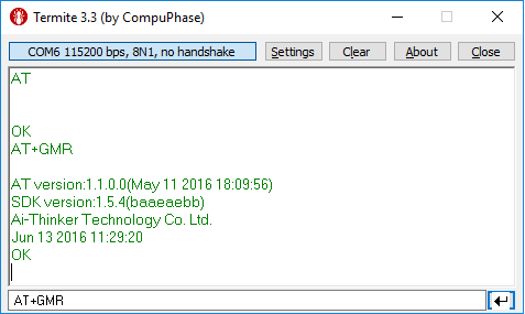 Comandos AT com módulo Wifi ESP-8266 ESP-01