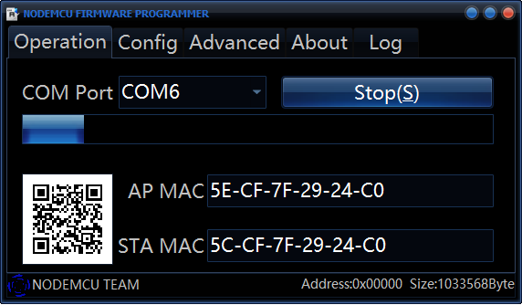 NodeMCU Firmware Programmer com ESP8266 ESP-01