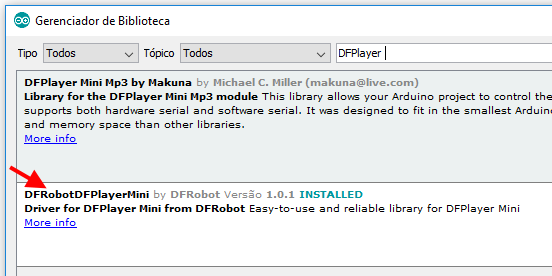 Biblioteca DFRobot
