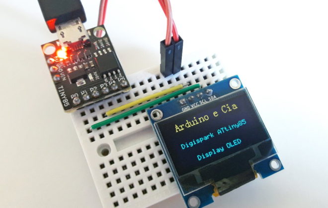 Attiny85 com Display Oled I2C