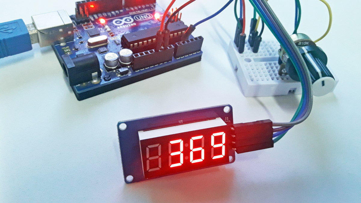 Módulo display TM1637 com Arduino