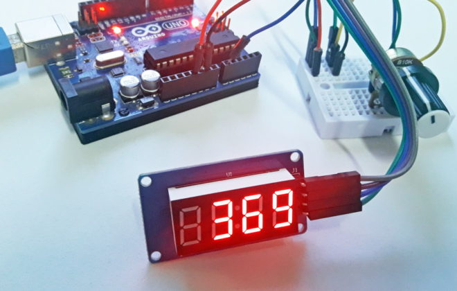 Módulo display TM1637 com Arduino