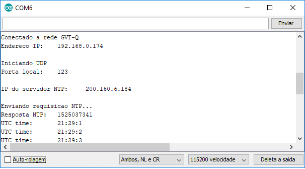 Serial Monitor NodeMCU ESP8266