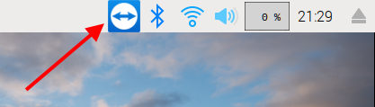 Icone Teamviewer Raspbian
