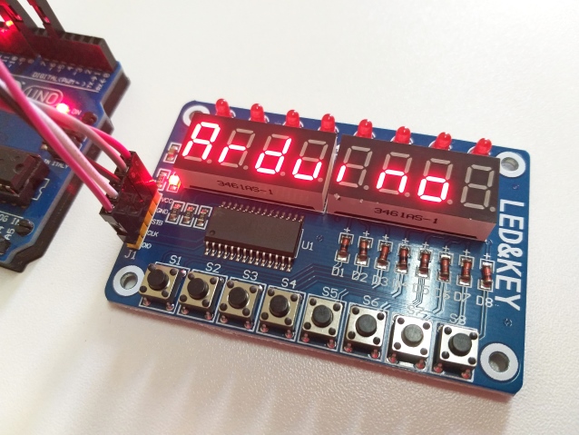 Módulo Display 7 Segmentos 8 dígitos TM1638