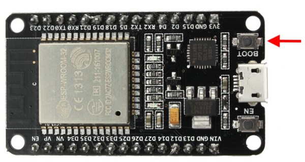 Botão BOOT ESP32