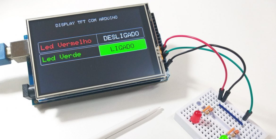 Como utilizar o display TFT Touch 3.5