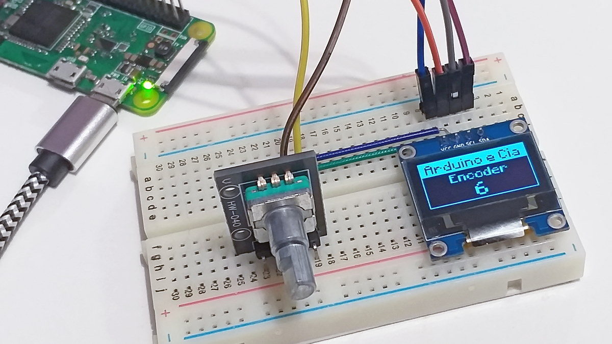 Como usar encoder rotativo KY-040 com Raspberry Pi