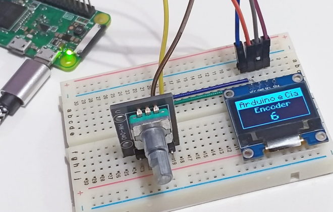 Como usar encoder rotativo KY-040 com Raspberry Pi