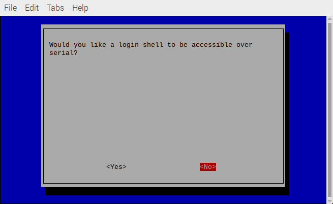 Raspi-config Serial Login Shell