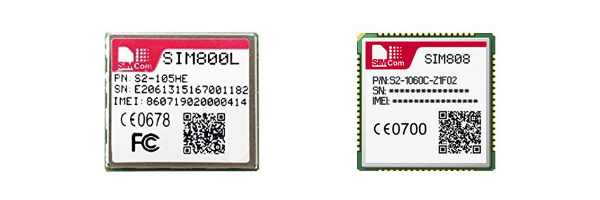 Chips SIM800L e SIM808