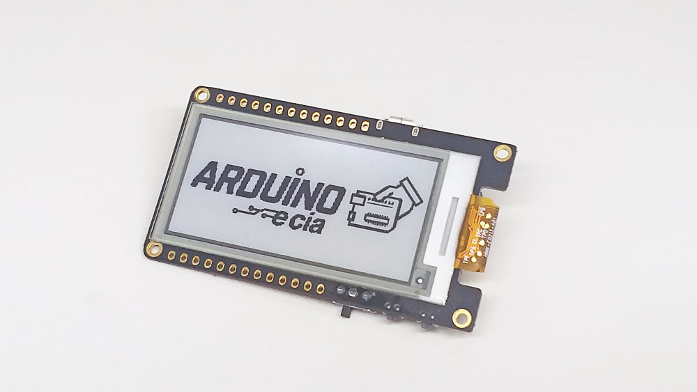 Módulo ESP32 com display e-Paper 2.13"