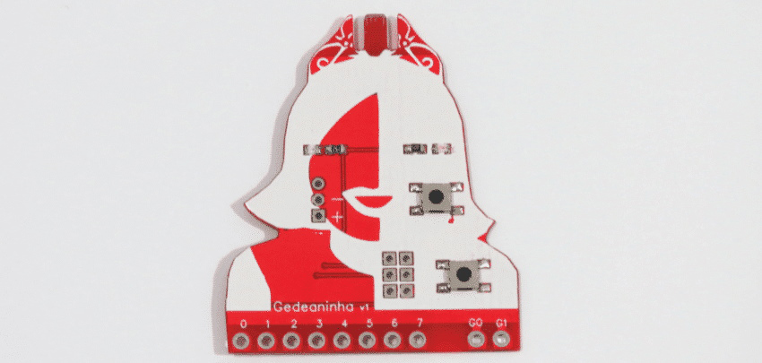 Placa Gedeaninha - Arduino Fashion Geek