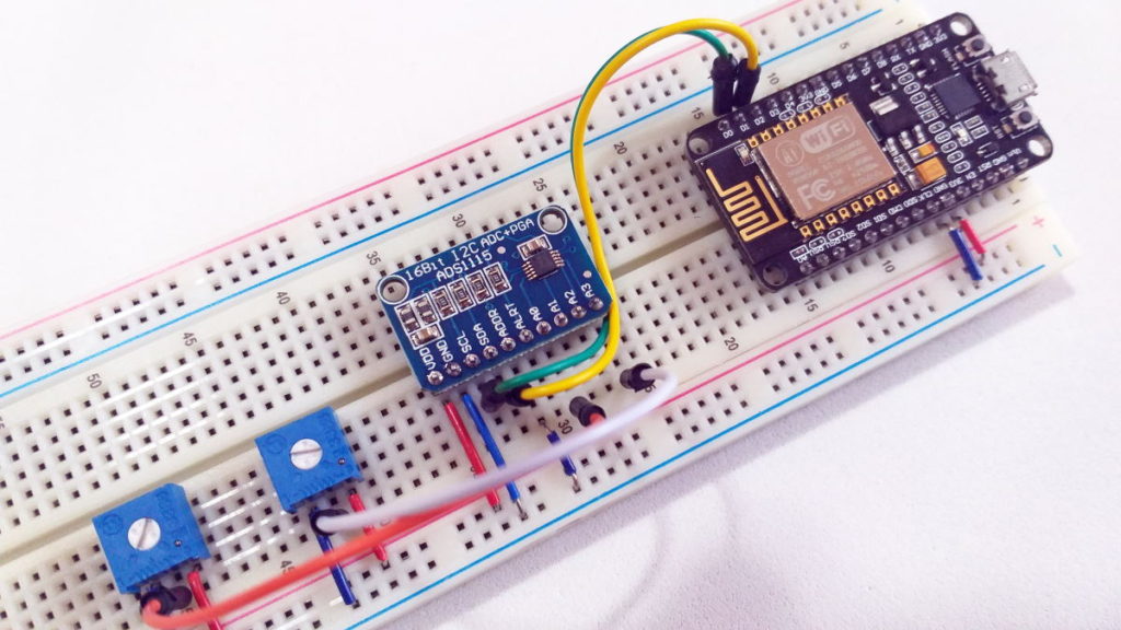 Módulo Conversor ADC ADS115 com ESP8266 NodeMCU