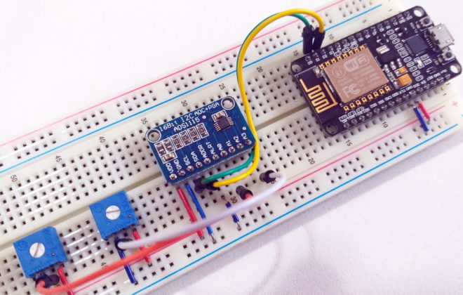 Módulo Conversor ADC ADS115 com ESP8266 NodeMCU