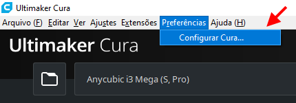 Ultimaker Cura - Preferências