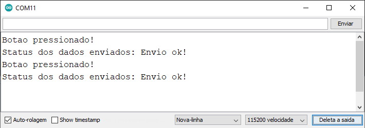 Serial Monitor NodeMCU Emissor